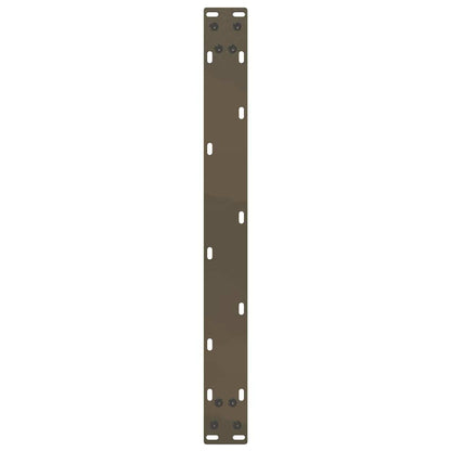 Coffee Table Legs U-Shaped 2 pcs Natural Steel 70x(30-31) cm Steel
