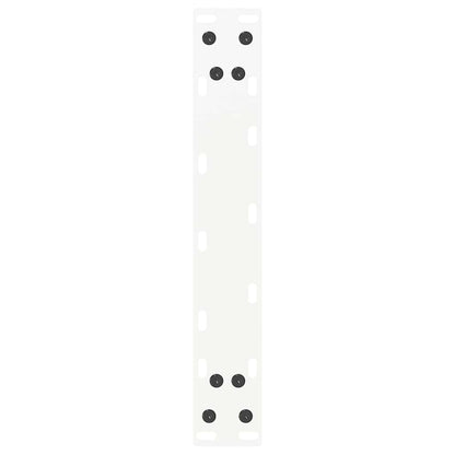 Coffee Table Legs U-Shaped 2 pcs White 28x(42-43) cm Steel