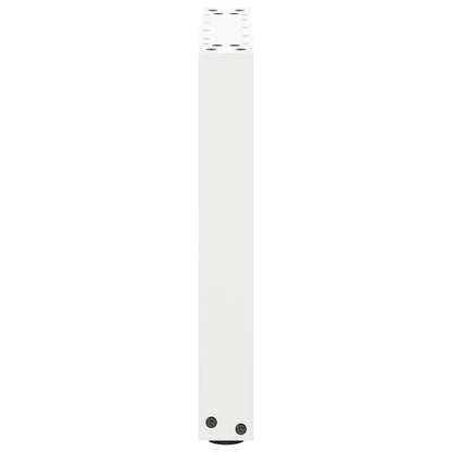 Coffee Table Legs U-Shaped 2 pcs White 38x(42-43) cm Steel