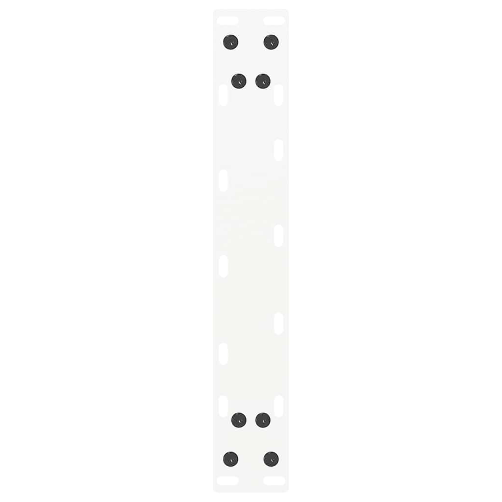 Coffee Table Legs U-Shaped 2 pcs White 38x(42-43) cm Steel