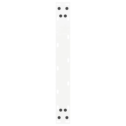 Coffee Table Legs U-Shaped 2 pcs White 50x(42-43) cm Steel
