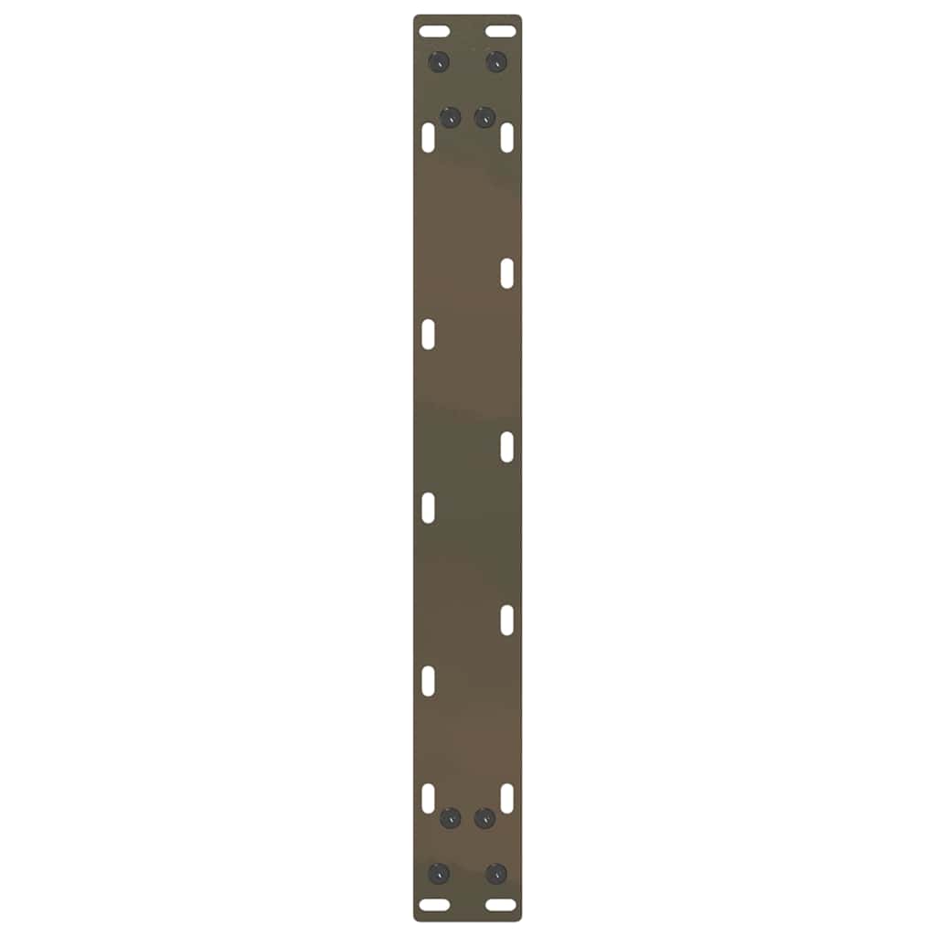 Coffee Table Legs U-Shaped 2 pcs Natural Steel 50x(42-43) cm Steel