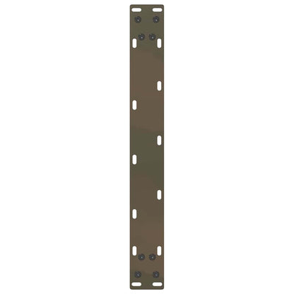 Coffee Table Legs U-Shaped 2 pcs Natural Steel 50x(42-43) cm Steel