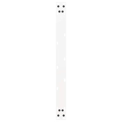 Coffee Table Legs U-Shaped 2 pcs White 60x(42-43) cm Steel