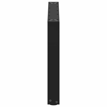 Coffee Table Legs U-Shaped 2 pcs Black 70x(42-43) cm Steel