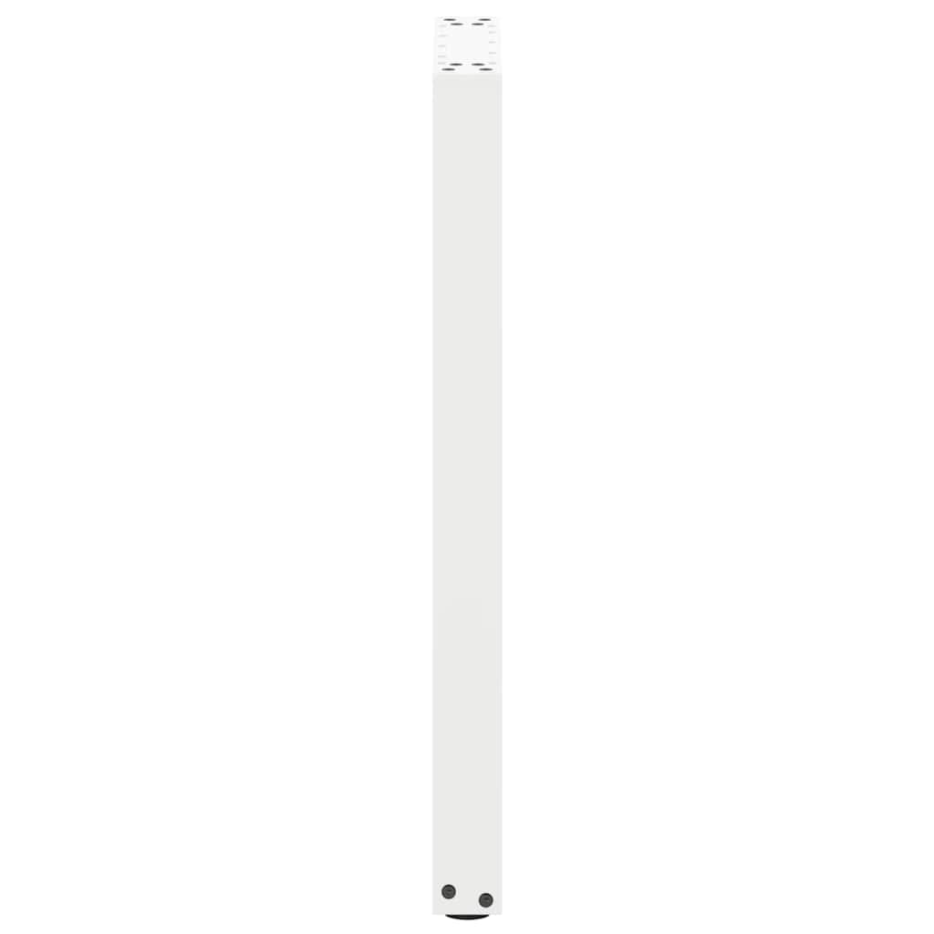 Console Table Legs U-Shaped 2 pcs White 28x(72-73) cm Steel