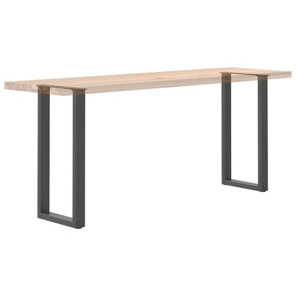 Console Table Legs U-Shaped 2 pcs Anthracite 38x(72-73) cm Steel