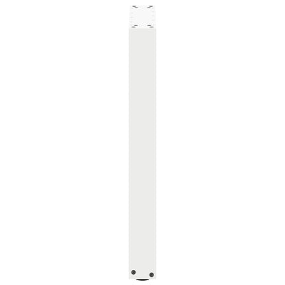 Dining Table Legs U-Shaped 2 pcs White 50x(72-73) cm Steel
