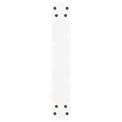 Dining Table Legs U-Shaped 2 pcs White 50x(72-73) cm Steel