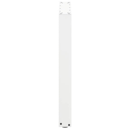 Dining Table Legs U-Shaped 2 pcs White 60x(72-73) cm Steel