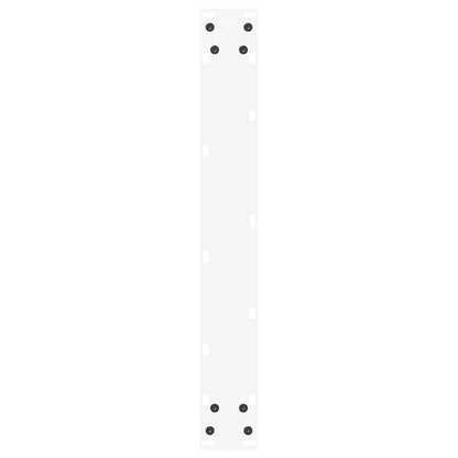 Dining Table Legs U-Shaped 2 pcs White 60x(72-73) cm Steel