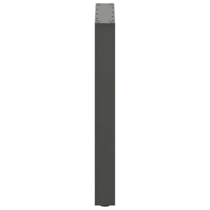 Dining Table Legs U-Shaped 2 pcs Anthracite 60x(72-73) cm Steel