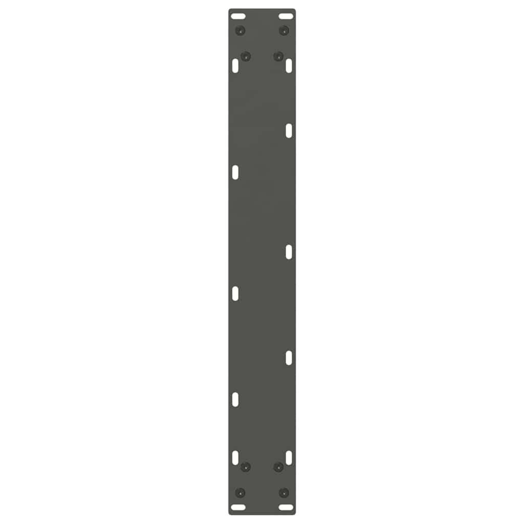 Dining Table Legs U-Shaped 2 pcs Anthracite 60x(72-73) cm Steel