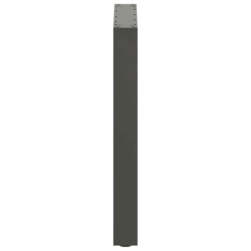 Dining Table Legs U-Shaped 2 pcs Anthracite 70x(72-73) cm Steel