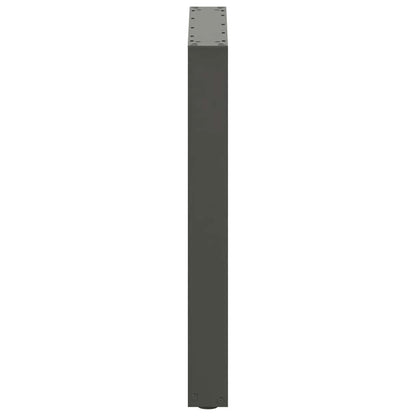 Dining Table Legs U-Shaped 2 pcs Anthracite 70x(72-73) cm Steel