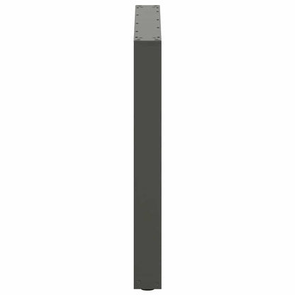 Dining Table Legs U-Shaped 2 pcs Anthracite 80x(72-73) cm Steel