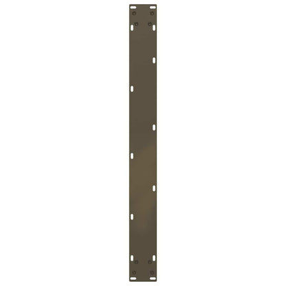 Dining Table Legs U-Shaped 2 pcs Natural Steel 80x(72-73) cm Steel