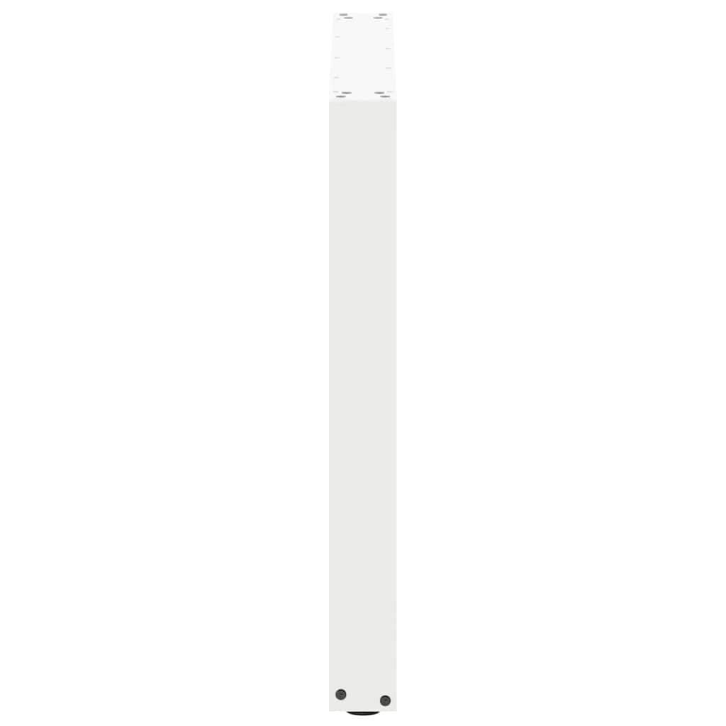 Dining Table Legs U-Shaped 2 pcs White 90x(72-73) cm Steel