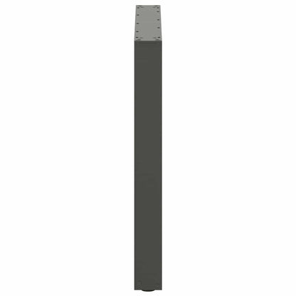 Dining Table Legs U-Shaped 2 pcs Anthracite 90x(72-73) cm Steel