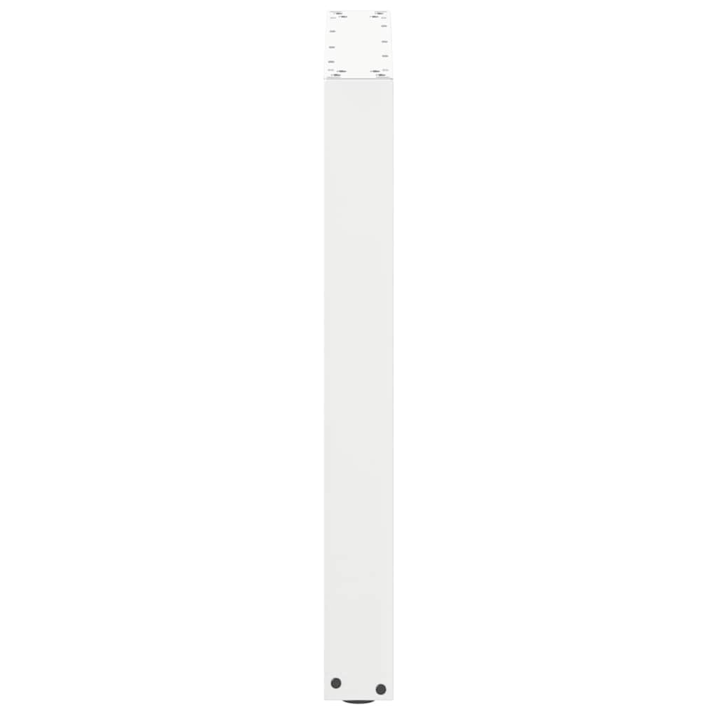 Dining Table Legs U-Shaped 3 pcs White 70x(72-73) cm Steel