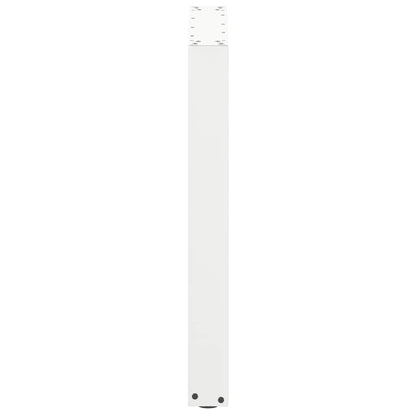 Dining Table Legs U-Shaped 3 pcs White 70x(72-73) cm Steel