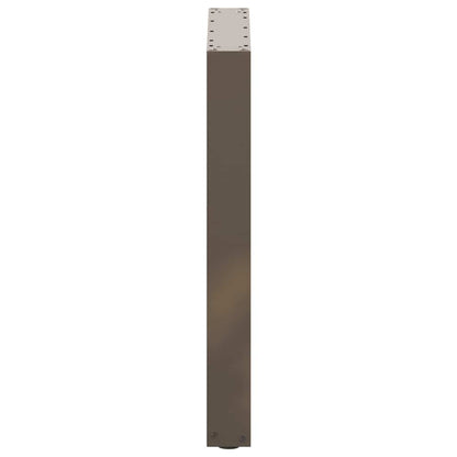 Dining Table Legs U-Shaped 3 pcs Natural Steel 70x(72-73) cm Steel