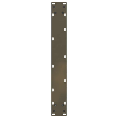 Dining Table Legs U-Shaped 3 pcs Natural Steel 70x(72-73) cm Steel