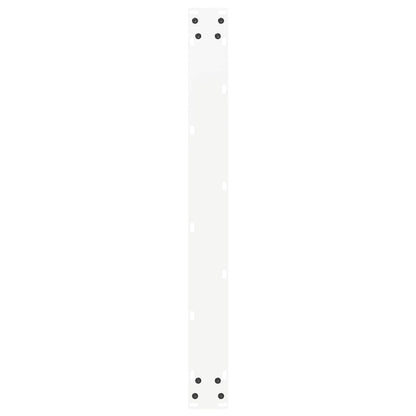 Dining Table Legs U-Shaped 3 pcs White 80x(72-73) cm Steel