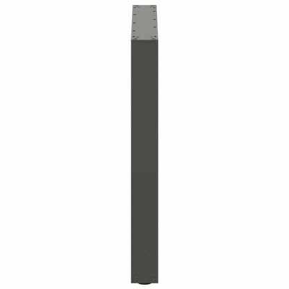 Dining Table Legs U-Shaped 3 pcs Anthracite 80x(72-73) cm Steel