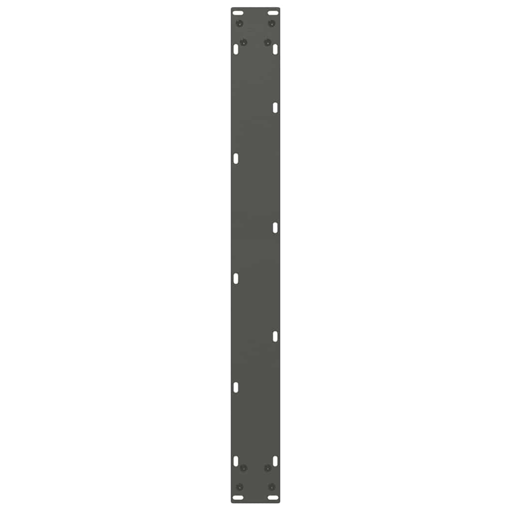 Dining Table Legs U-Shaped 3 pcs Anthracite 80x(72-73) cm Steel