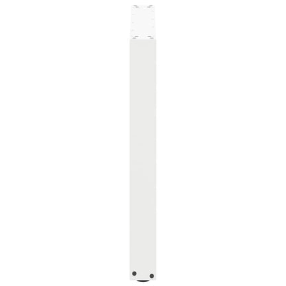 Dining Table Legs U-Shaped 3 pcs White 90x(72-73) cm Steel