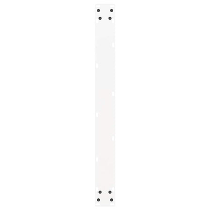 Dining Table Legs U-Shaped 3 pcs White 90x(72-73) cm Steel