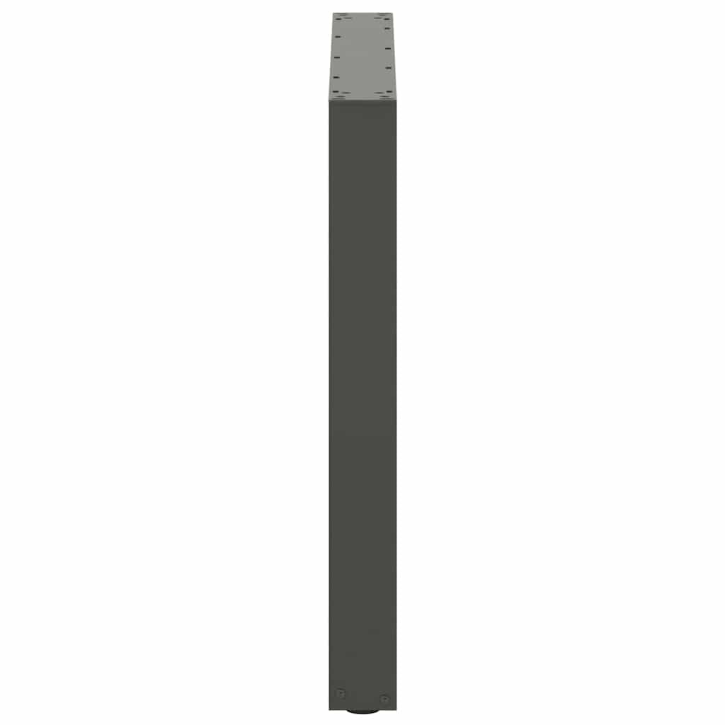 Dining Table Legs U-Shaped 3 pcs Anthracite 90x(72-73) cm Steel