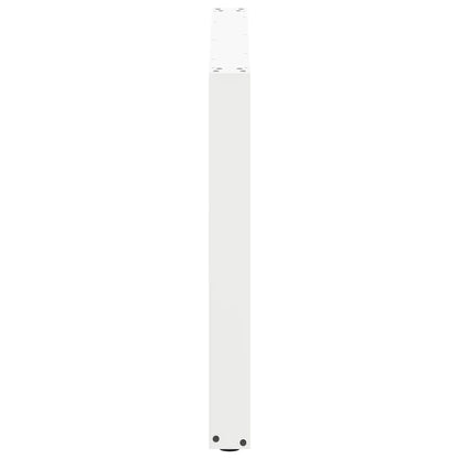 Dining Table Legs U-Shaped 3 pcs White 100x(72-73) cm Steel