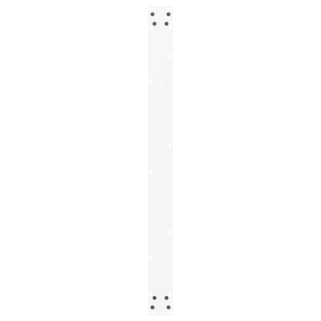 Dining Table Legs U-Shaped 3 pcs White 100x(72-73) cm Steel