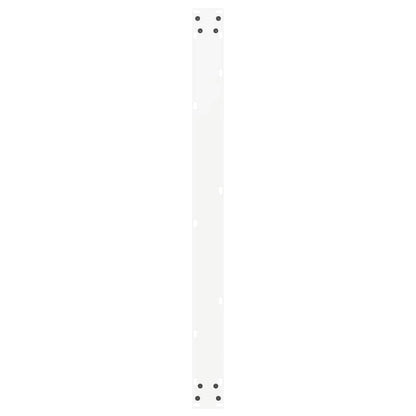 Dining Table Legs U-Shaped 3 pcs White 100x(72-73) cm Steel