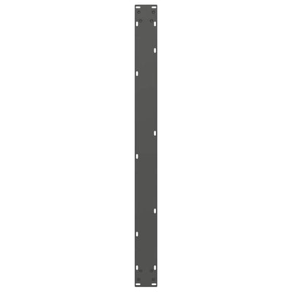 Dining Table Legs U-Shaped 3 pcs Anthracite 100x(72-73) cm Steel