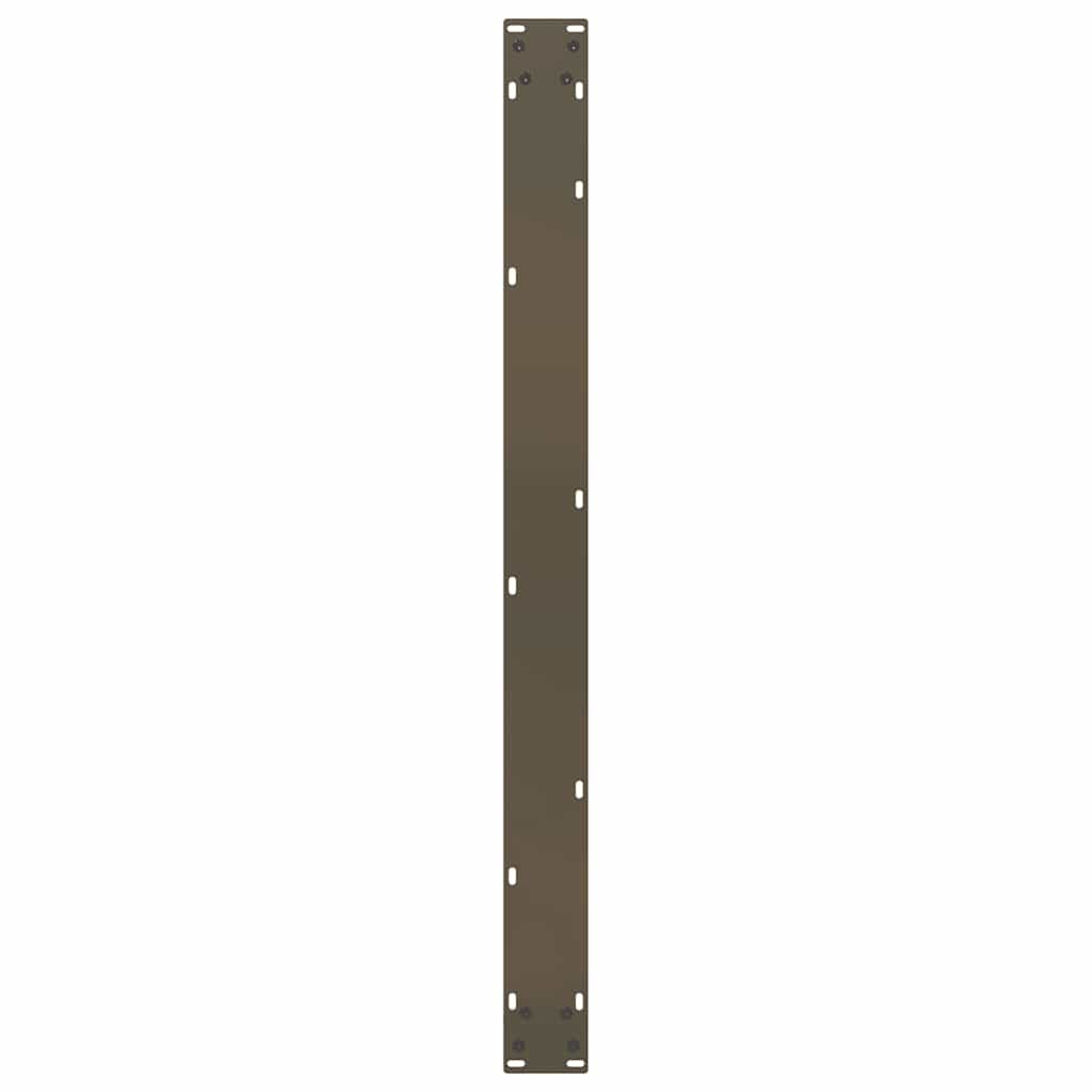 Dining Table Legs U-Shaped 3 pcs Natural Steel 100x(72-73) cm Steel