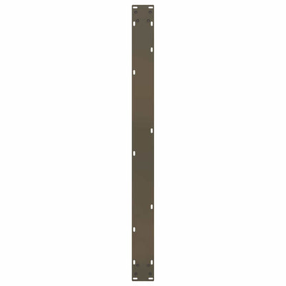 Dining Table Legs U-Shaped 3 pcs Natural Steel 100x(72-73) cm Steel
