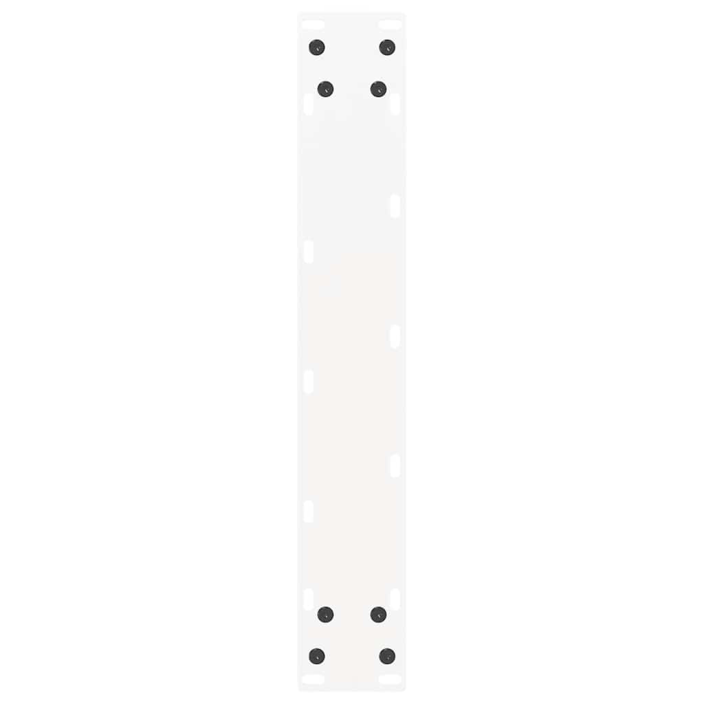 Bar Table Legs U-Shaped 2 pcs White 40x(90-91) cm Steel