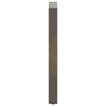 Bar Table Legs U-Shaped 2 pcs Natural Steel 40x(90-91) cm Steel