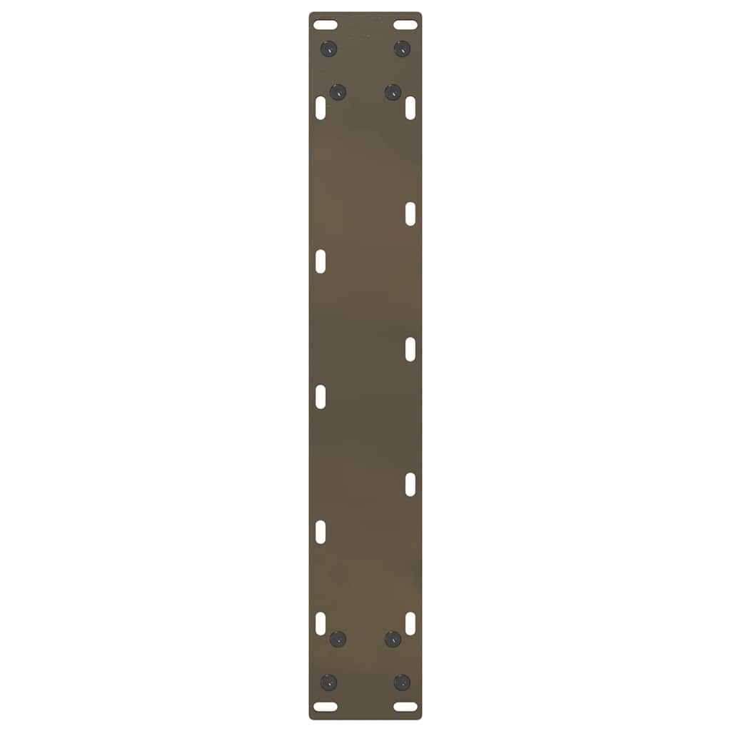 Bar Table Legs U-Shaped 2 pcs Natural Steel 40x(90-91) cm Steel