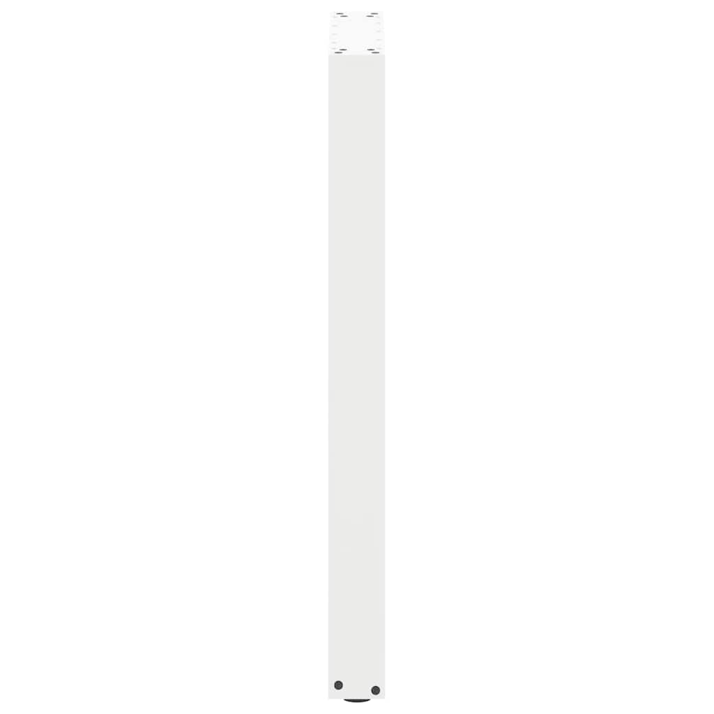 Bar Table Legs U-Shaped 2 pcs White 50x(90-91) cm Steel