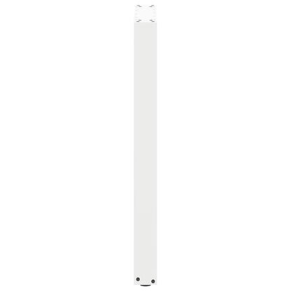Bar Table Legs U-Shaped 2 pcs White 50x(90-91) cm Steel