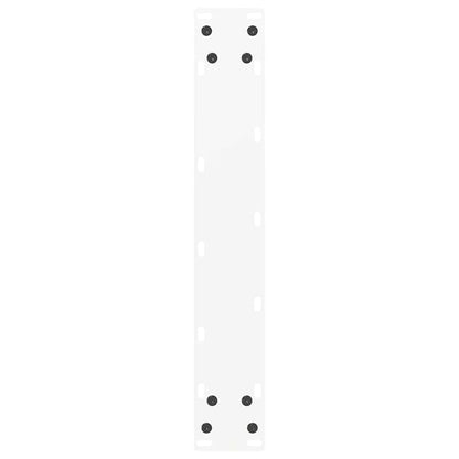 Bar Table Legs U-Shaped 2 pcs White 50x(90-91) cm Steel