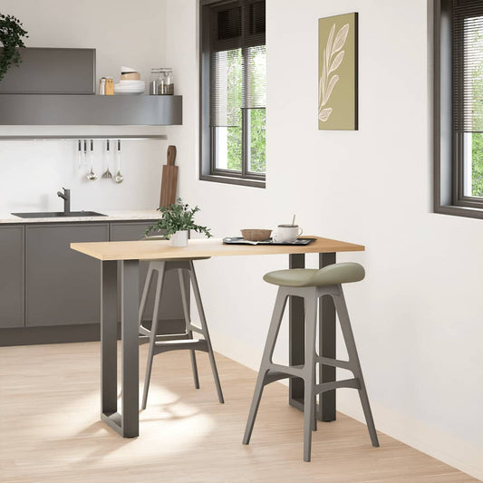 Bar Table Legs U-Shaped 2 pcs Anthracite 50x(90-91) cm Steel
