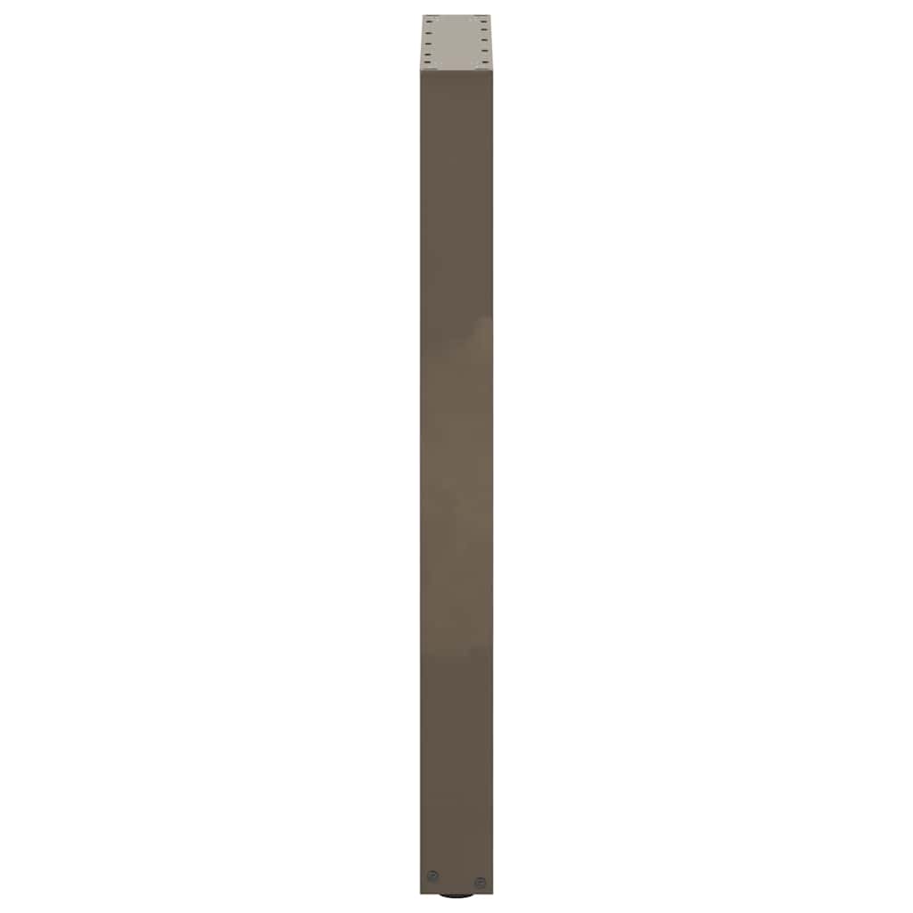 Bar Table Legs U-Shaped 2 pcs Natural Steel 50x(90-91) cm Steel