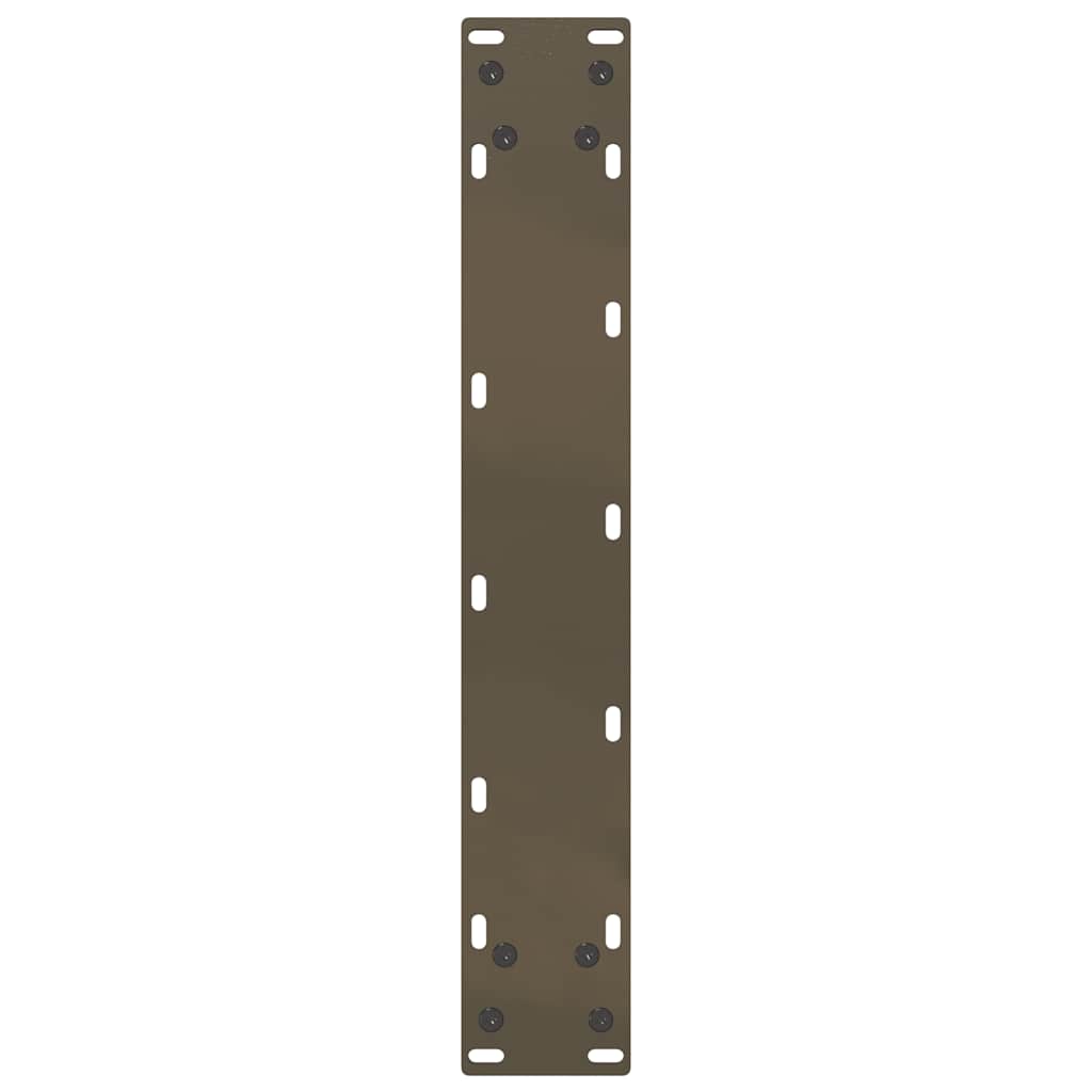 Bar Table Legs U-Shaped 2 pcs Natural Steel 50x(90-91) cm Steel