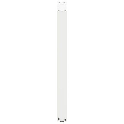 Bar Table Legs U-Shaped 2 pcs White 60x(90-91) cm Steel