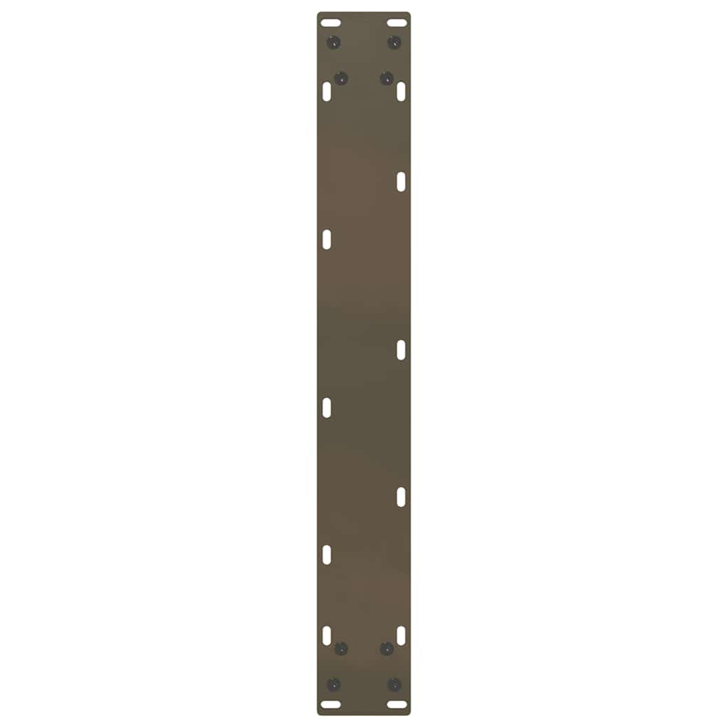 Bar Table Legs U-Shaped 2 pcs Natural Steel 60x(90-91) cm Steel